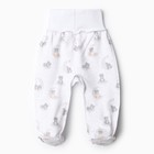 Ползунки детские, цвет белый, рост 62 см 10186794