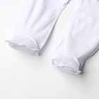 Ползунки детские, цвет белый/мишка, рост 56 см - фото 23387920