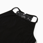Комплект женский домашний (топ/шорты), цвет чёрный, размер 44 - Фото 7