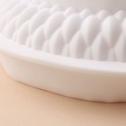 Форма для муссовых десертов и выпечки KONFINETTA «Бронте», силикон, 23×7.5 см, белая - Фото 3