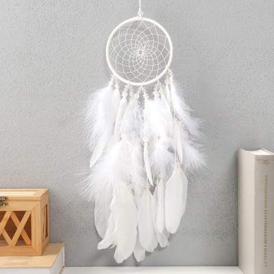 Ловец снов амулет «Белый шик», 40×11 см