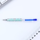 Ручка шариковая синяя паста мини автоматическая «Пандастик» - Фото 3