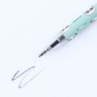 Ручка шариковая синяя паста мини автоматическая «Пандастик» - Фото 6