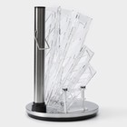 Набор ножей кухонных на подставке Доляна Sparkle, 7 предметов: 5 ножей, мусат и ножницы - Фото 12