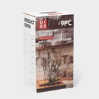 Набор ножей кухонных на подставке Доляна Sparkle, 7 предметов: 5 ножей, мусат и ножницы - Фото 13