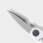 Набор ножей кухонных на подставке Доляна Sparkle, 7 предметов: 5 ножей, мусат и ножницы - Фото 8