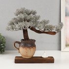 Сувенир дерево, фарфор "Маленький Будда под деревом" 31,2х44,5х7,8 см - фото 2156523
