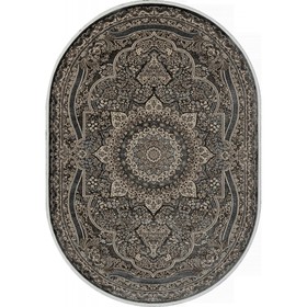 Ковёр овальный Merinos Dolce, размер 120x170 см, цвет dark gray