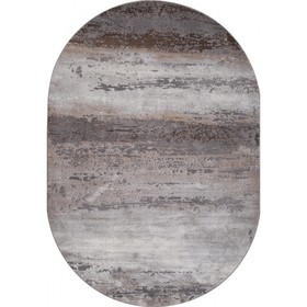 Ковёр овальный Merinos Graff, размер 160x300 см, цвет gray-beige