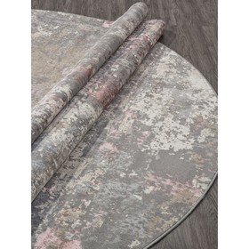 Ковёр овальный Merinos Liman, размер 200x400 см, цвет beige-pink