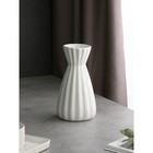 Ваза настольная «Пардис», h=24 см, цвет белый, керамика, 1 сорт, Иран - фото 24415057