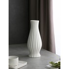 Ваза настольная «Граф», h=34 см, цвет белый, керамика, 1 сорт, Иран - фото 25602432