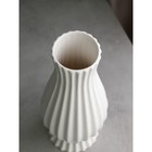 Ваза настольная «Граф», h=34 см, цвет белый, керамика, 1 сорт, Иран - фото 25602433