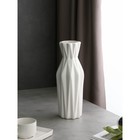 Ваза настольная «Шахди», h=37 см, цвет белый, керамика, 1 сорт, Иран - фото 24270263