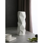 Ваза настольная «Рубин», h=37 см, цвет белый, керамика, 1 сорт, Иран - Фото 2