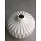 Ваза настольная «Шар», h=16 см, цвет белый, керамика, 1 сорт, Иран - фото 24294625