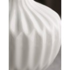 Ваза настольная «Шар», h=16 см, цвет белый, керамика, 1 сорт, Иран - фото 24294626