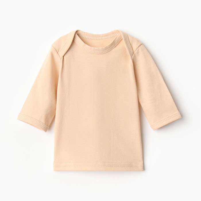 Футболка с длинным рукавом Bloom Baby, рост 74 см, бежевый - Фото 1