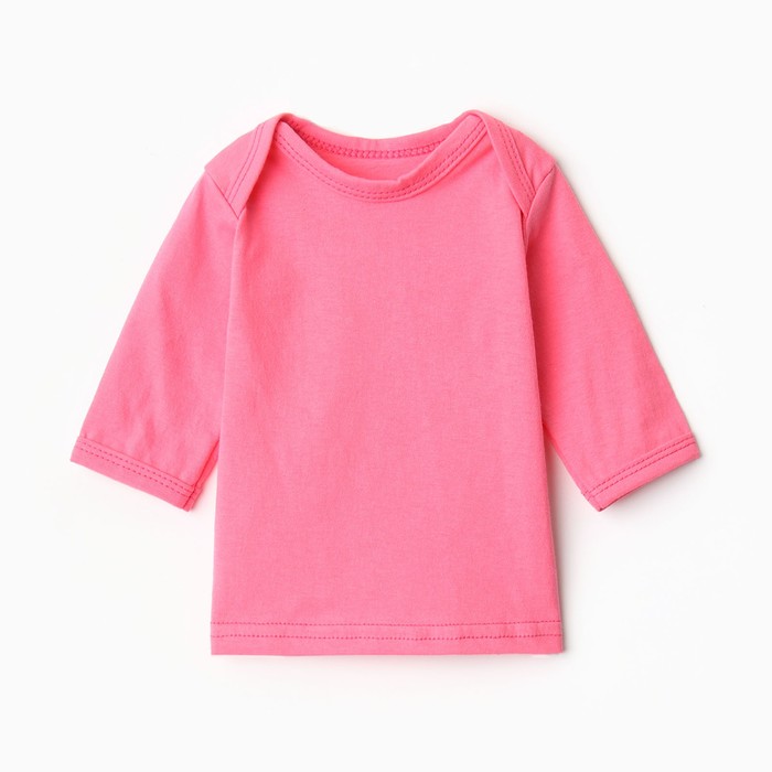 Футболка с дл. рукавом Bloom Baby, р. 92 см, розовый - Фото 1