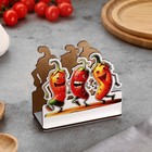 Салфетница "Крутые перцы", 12 х 12 х 6 см - фото 23440839