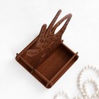 Подставка для украшений "Рука", темное дерево, 25 х 12 х 12 см (комплект 2 шт) - фото 23440878