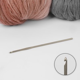 Крючок для вязания, d = 3 мм, 13,7 см