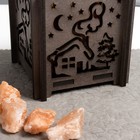 Соляной светильник "ЗИМНЯЯ НОЧЬ" Е14 15Вт 1,8 кг гимал. соль - фото 23435791