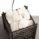 Соляной светильник "КРУГИ" Е14 15Вт 1,8 кг - Фото 4