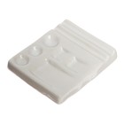 Палитра фарфор прямоугольная "Держатели кистей" 8,5 х 9,5 см, 6 ячеек, ЗХК - фото 25366288