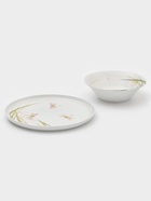 УЦЕНКА Сервиз столовый фарфоровый «Стрекоза», 37 предметов, 2 вида тарелок (отсутствует стойка для специй, супник) - Фото 6