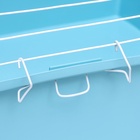 Клетка для грызунов «Пижон» №1 складная, 58×40×34 см (+миска, 2 кормушки), бирюзовая - Фото 5