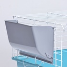 Клетка для грызунов «Пижон» №1 складная, 58×40×34 см (+миска, 2 кормушки), бирюзовая - Фото 7