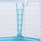 Клетка для грызунов «Пижон» №1 складная, 58×40×34 см (+миска, 2 кормушки), бирюзовая - Фото 9