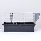 Клетка для грызунов «Пижон» №1 складная, 58×40×34 см, миска, 2 кормушки, серая - Фото 10