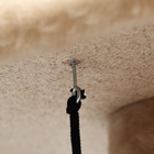 Домик-когтеточка 2-х ур. квадратный с 2-мя квадратными полками, 53×35×65 см, бежевый - Фото 7