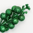 Декоративные ягодки на палочке, зелёного цвета, 4,5 × 4,5 × 20 см - Фото 2