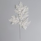 Декоративная веточка «Изумление» в белом цвете, 0,3 × 12 × 28 см - Фото 4
