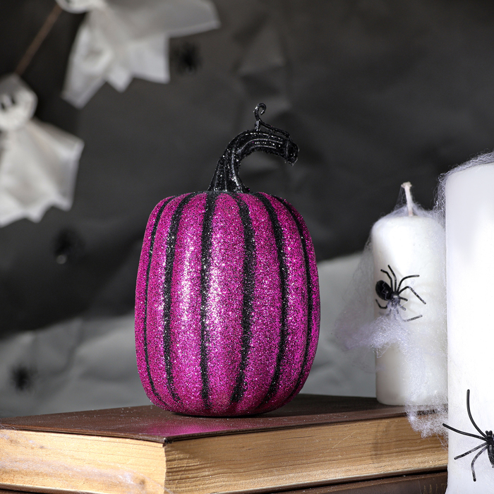 Декор «Тыква», в фиолетовом цвете, 9.5×9.5×12 см - Фото 1
