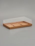 Коробка для муссовых пирожных 6 штук, 26×17×6 см, крафт - Фото 1