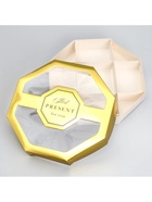 Коробка кондитерская, упаковка, Best PRESENT, 27 х 27 х 5 см 9769178