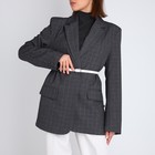 Ремень женский, ширина 1 см, пряжка металл, цвет белый - фото 23577971