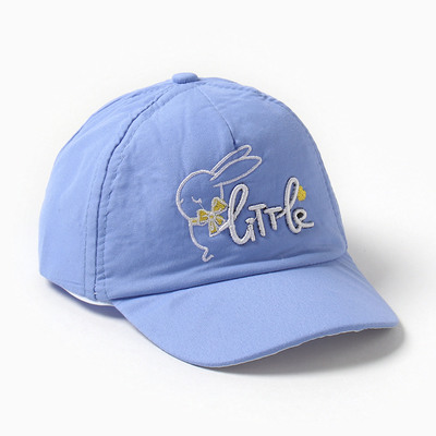 Кепка для девочки MINAKU Little, голубая, размер 50-52
