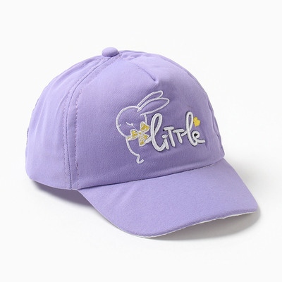 Кепка для девочки MINAKU Little, фиолетовая, размер 50-52