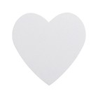 Холст на картоне с магнитои Сердце 7,5 см, хлопок 100%, акриловый грунт, набор 4 штуки, BRAUBERG - Фото 3