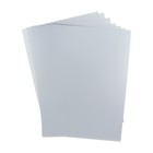 Картон белый А4, 20 листов: 10 листов мелованного плотность 200г/м2, 10 листов немелованного плотность 200 г/м2, в папке - Фото 3
