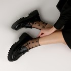Карнавальный аксессуар- носки, цвет черный в горошек - Фото 3