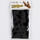 Карнавальный аксессуар- носки, цвет черный, звезды - Фото 7