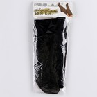 Карнавальный аксессуар- носки, цвет черный, кружево - Фото 5