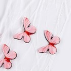 Карнавальный аксессуар- носки, цвет белый, бабочки - фото 23388042