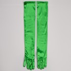 Карнавальный аксессуар- перчатки 55см, цвет зеленый - Фото 3